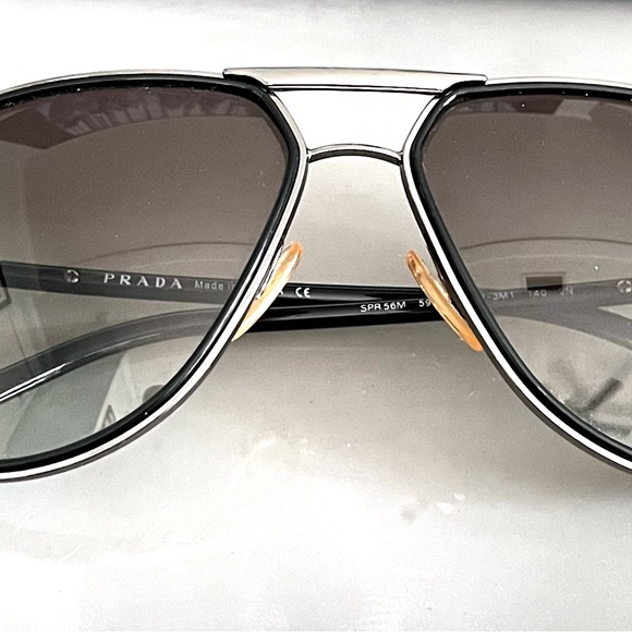 Prada Unisex Aviator Sunglasses - Italy - Picture 6 of 16